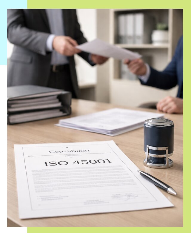 Сертификат ISO 45001 в Арсеньеве под ключ от 46260 р. | Сертэкс
